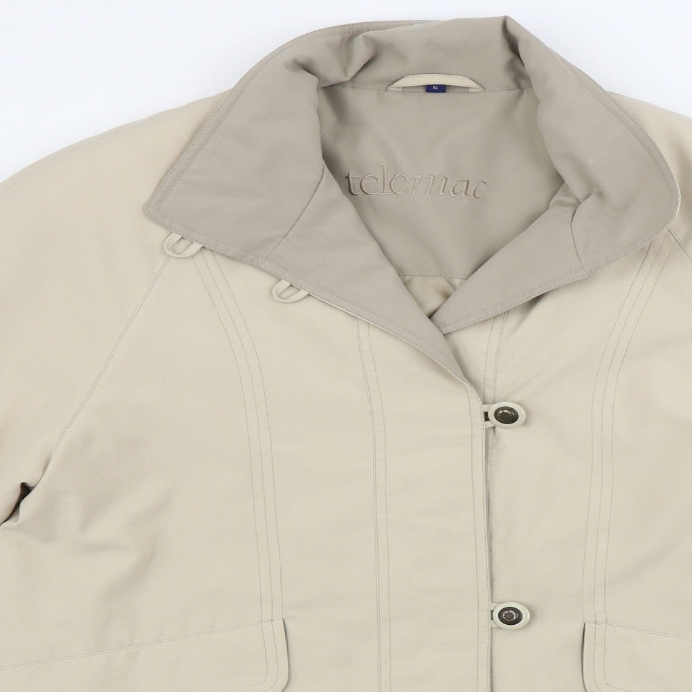 TELEMAC  Womens Beige   Jacket Coat Size S