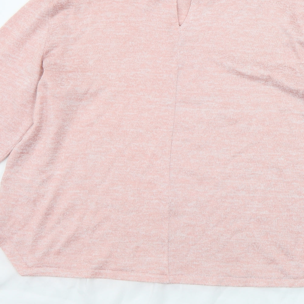 Primark Womens Pink   Pullover Jumper Size S