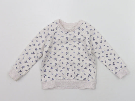 Primark Baby Yellow Geometric  Pullover Jumper Size 12-18 Months