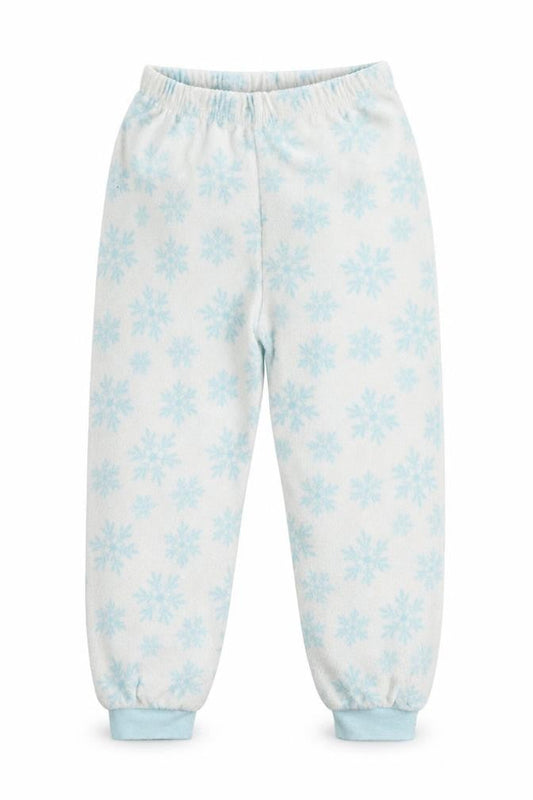 Primark Girls White Geometric  Top Pyjama Pants Size 4-5 Years  - STARS