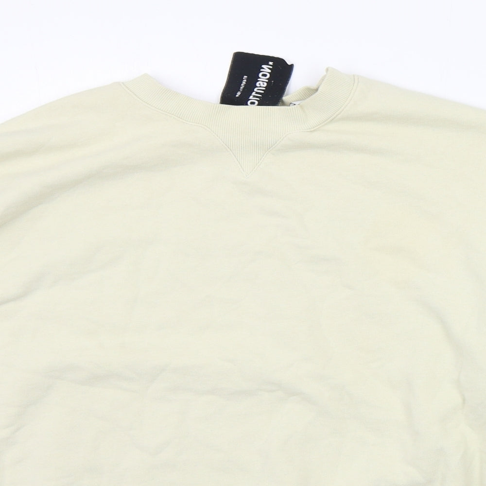 COLLUSION Womens Beige   Pullover Jumper Size M