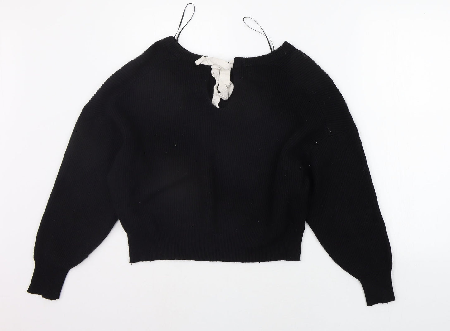 Zara Womens Black   Pullover Jumper Size M