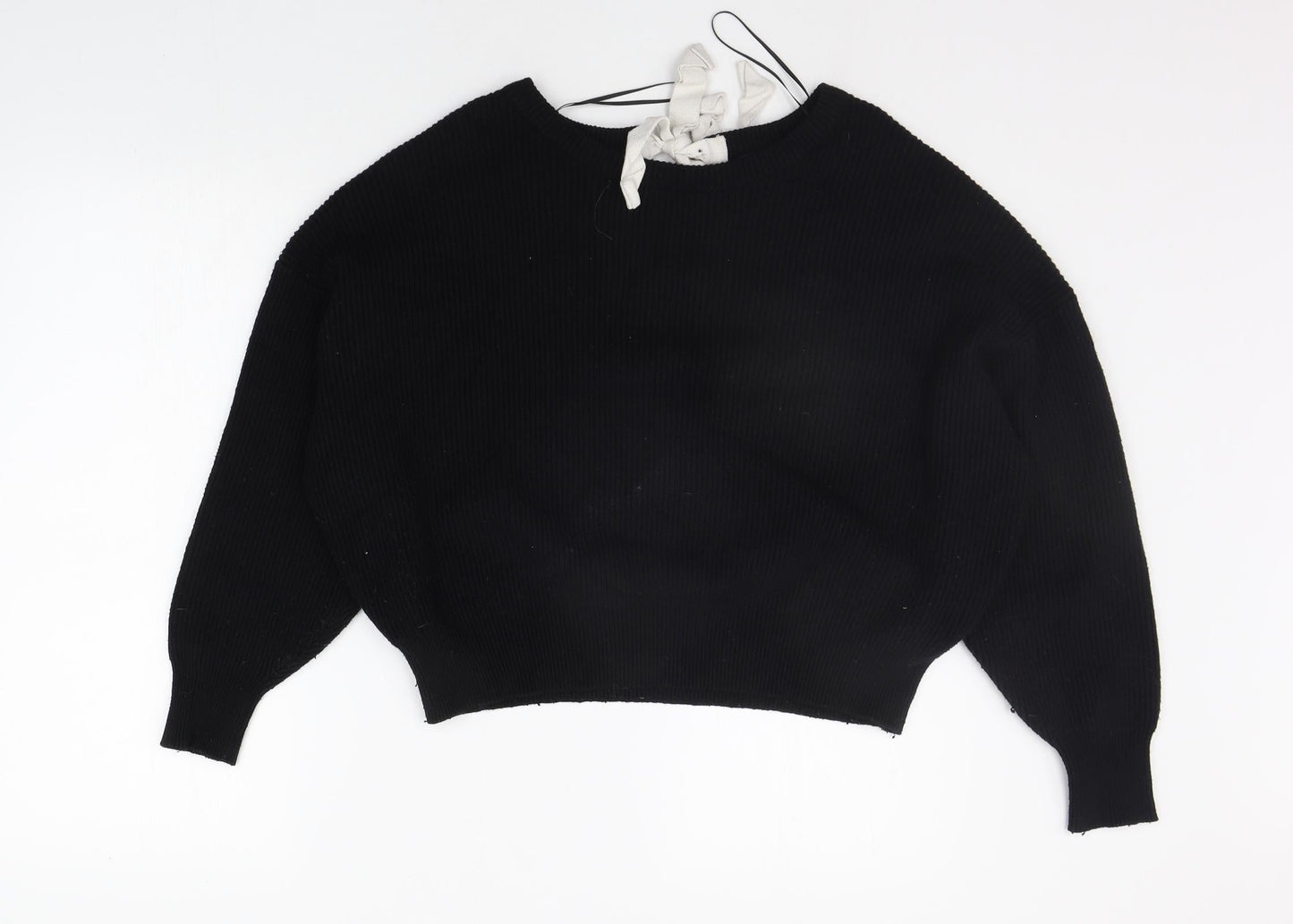Zara Womens Black   Pullover Jumper Size M