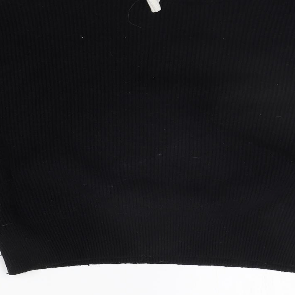 Zara Womens Black   Pullover Jumper Size M