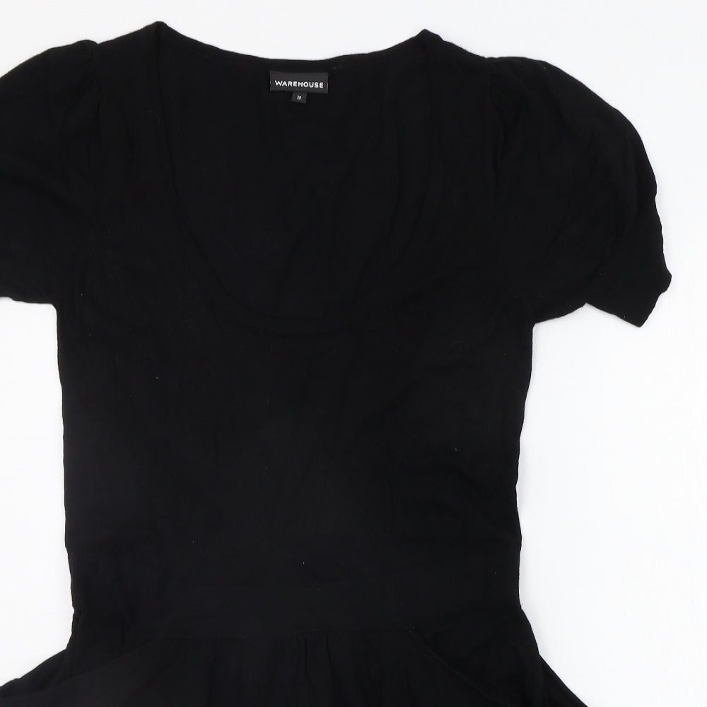 Warehouse Womens Black   Pullover Jumper Size 14