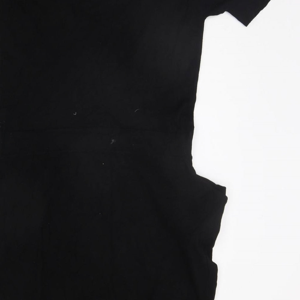 Warehouse Womens Black   Pullover Jumper Size 14