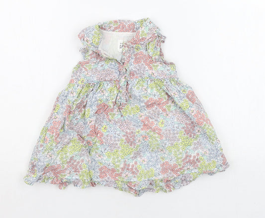 Gap Baby Multicoloured Floral  A-Line  Size 6-9 Months