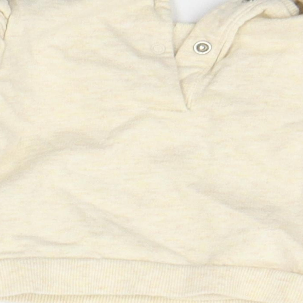 NEXT Baby Beige   Pullover Jumper Size 3-6 Months  - RABBIT