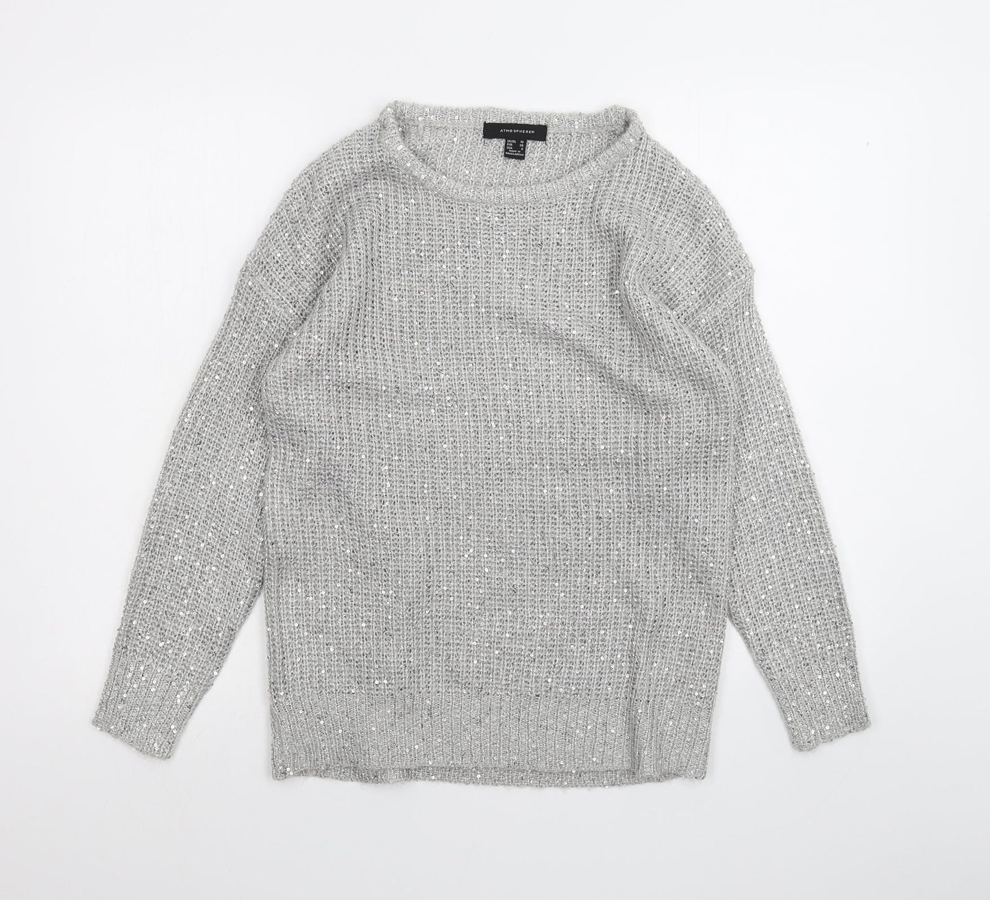 Atmosphere Womens Grey   Pullover Jumper Size 10