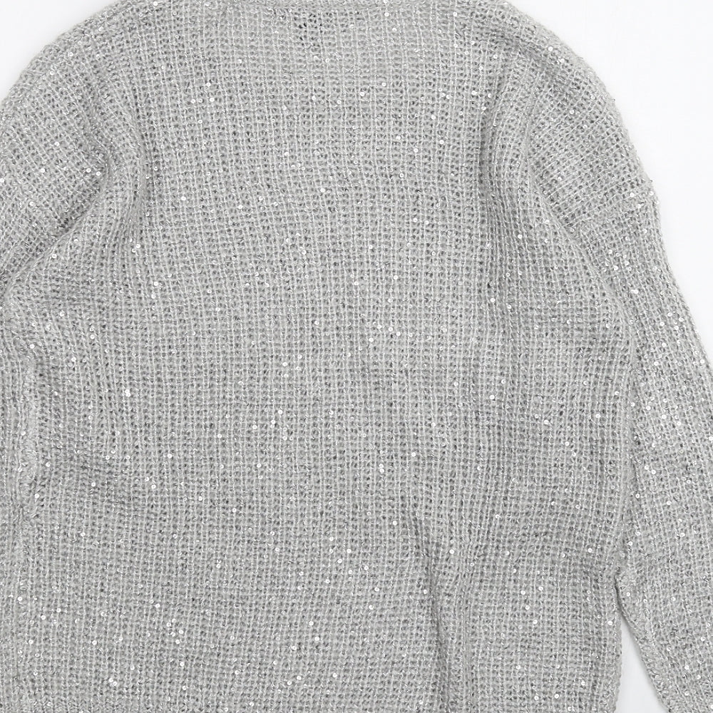 Atmosphere Womens Grey   Pullover Jumper Size 10