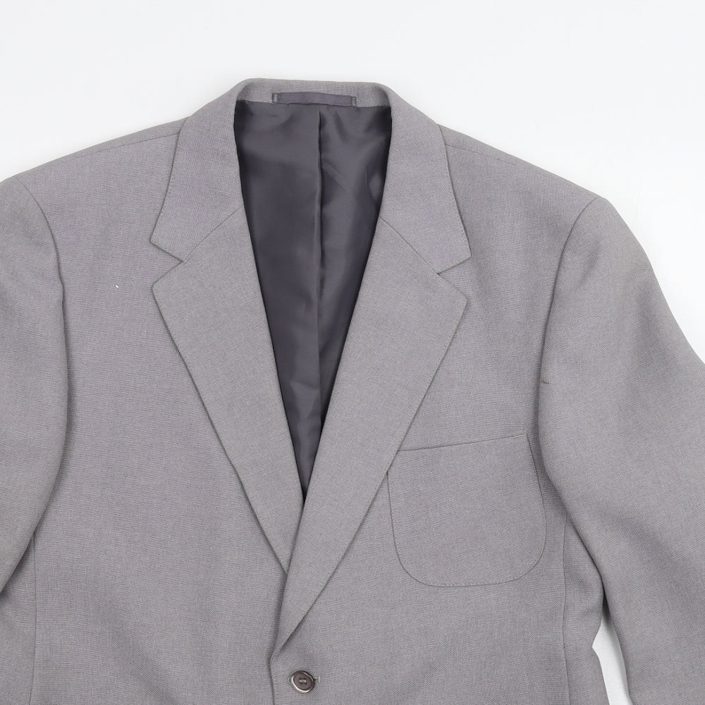 Preworn Mens Grey   Jacket Suit Jacket Size 40