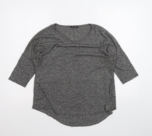 Select Womens Grey   Basic T-Shirt Size 8