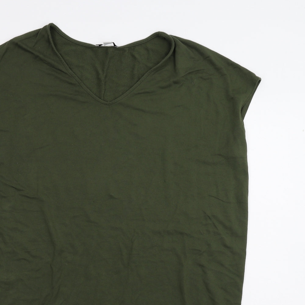 Daily Ritual Womens Green   Basic T-Shirt Size M