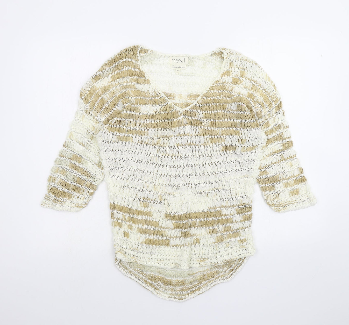 NEXT Womens White   Pullover Jumper Size M