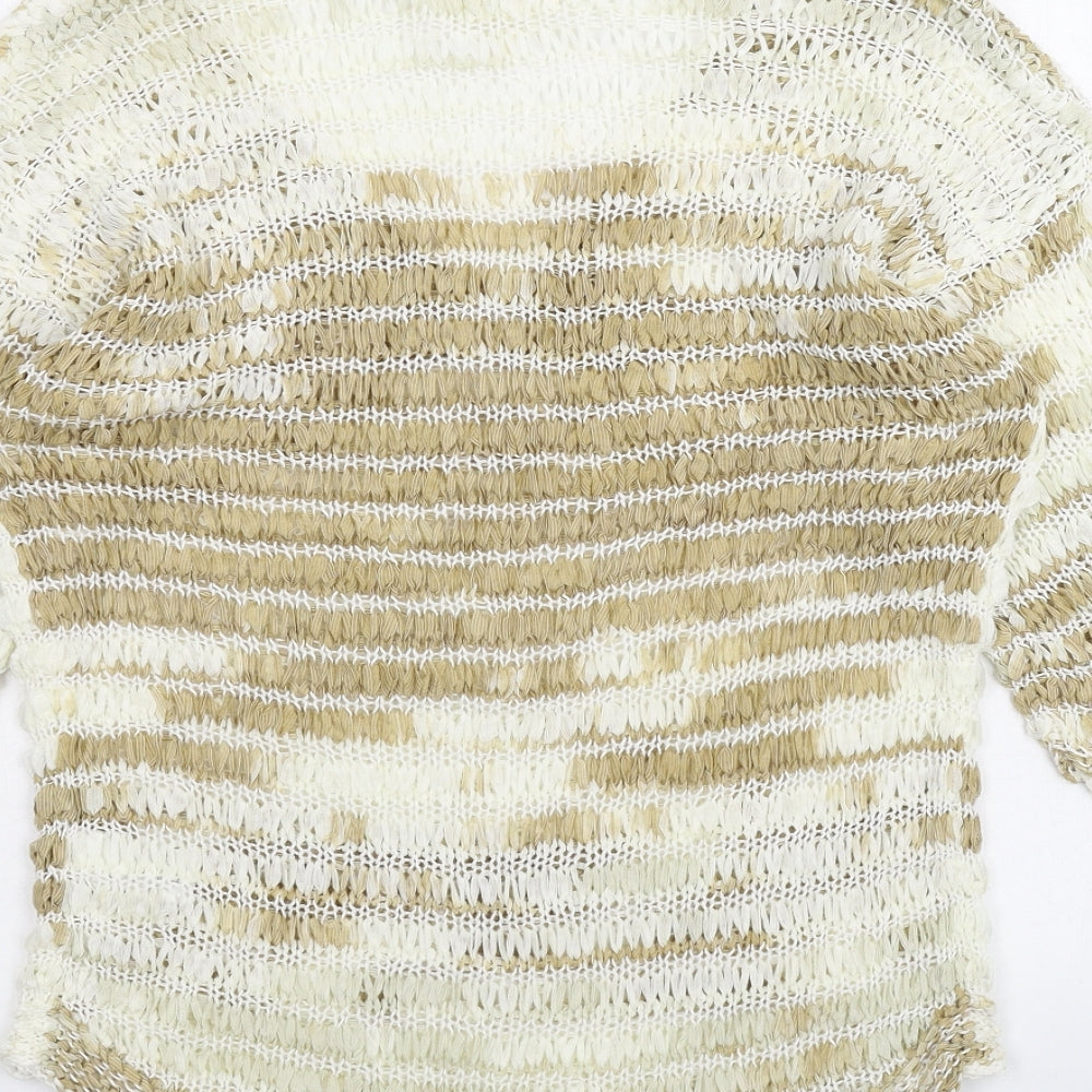 NEXT Womens White   Pullover Jumper Size M