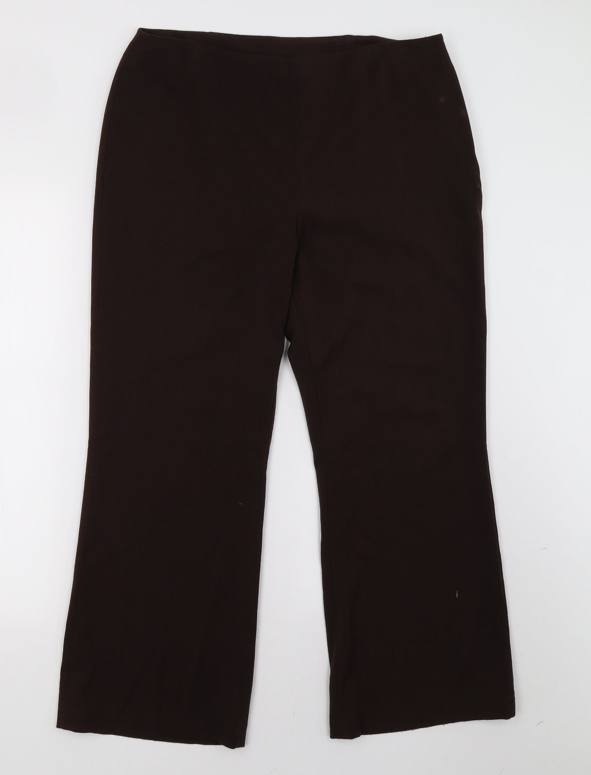 Preworn Womens Brown   Trousers  Size 14 L28 in