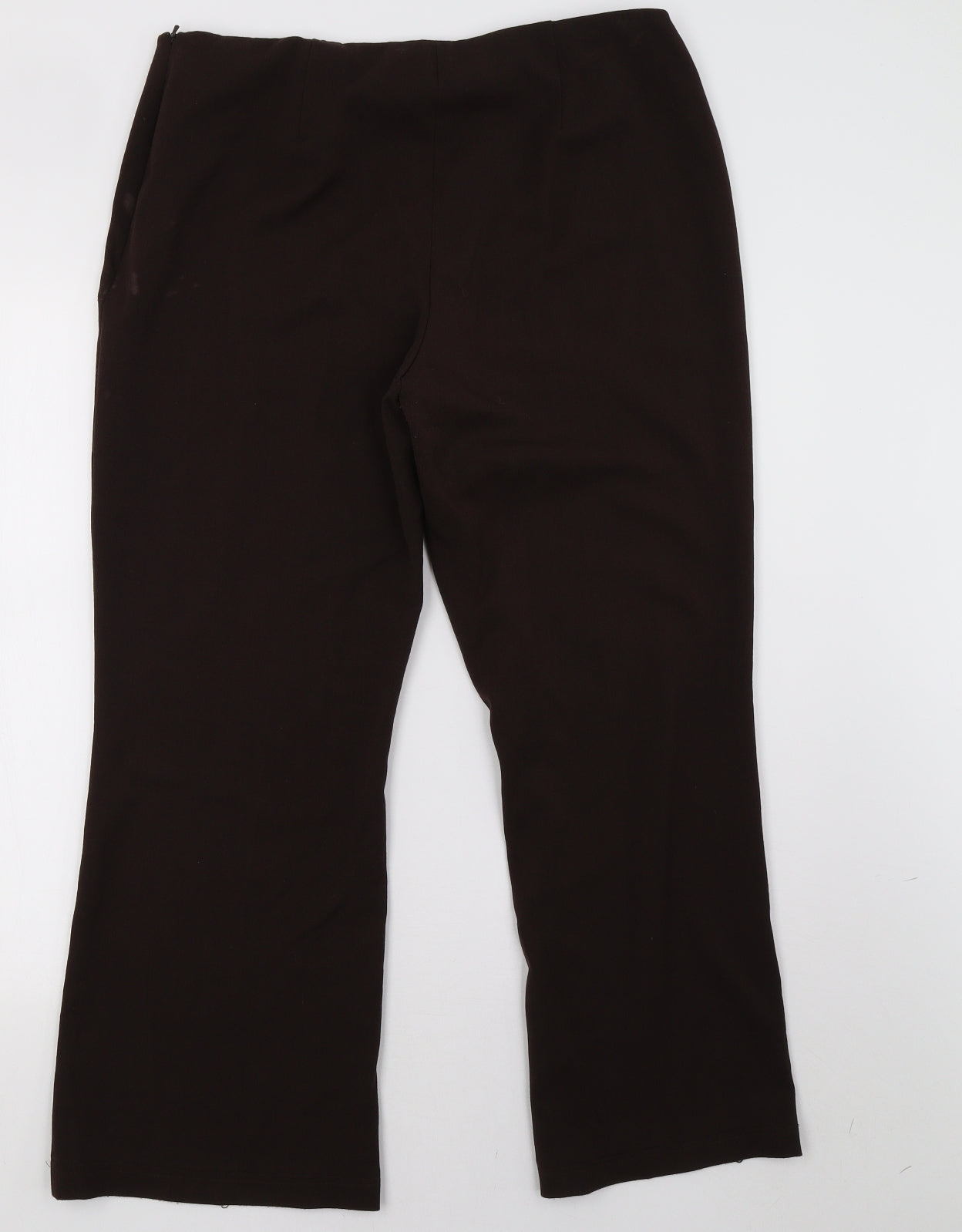 Preworn Womens Brown   Trousers  Size 14 L28 in