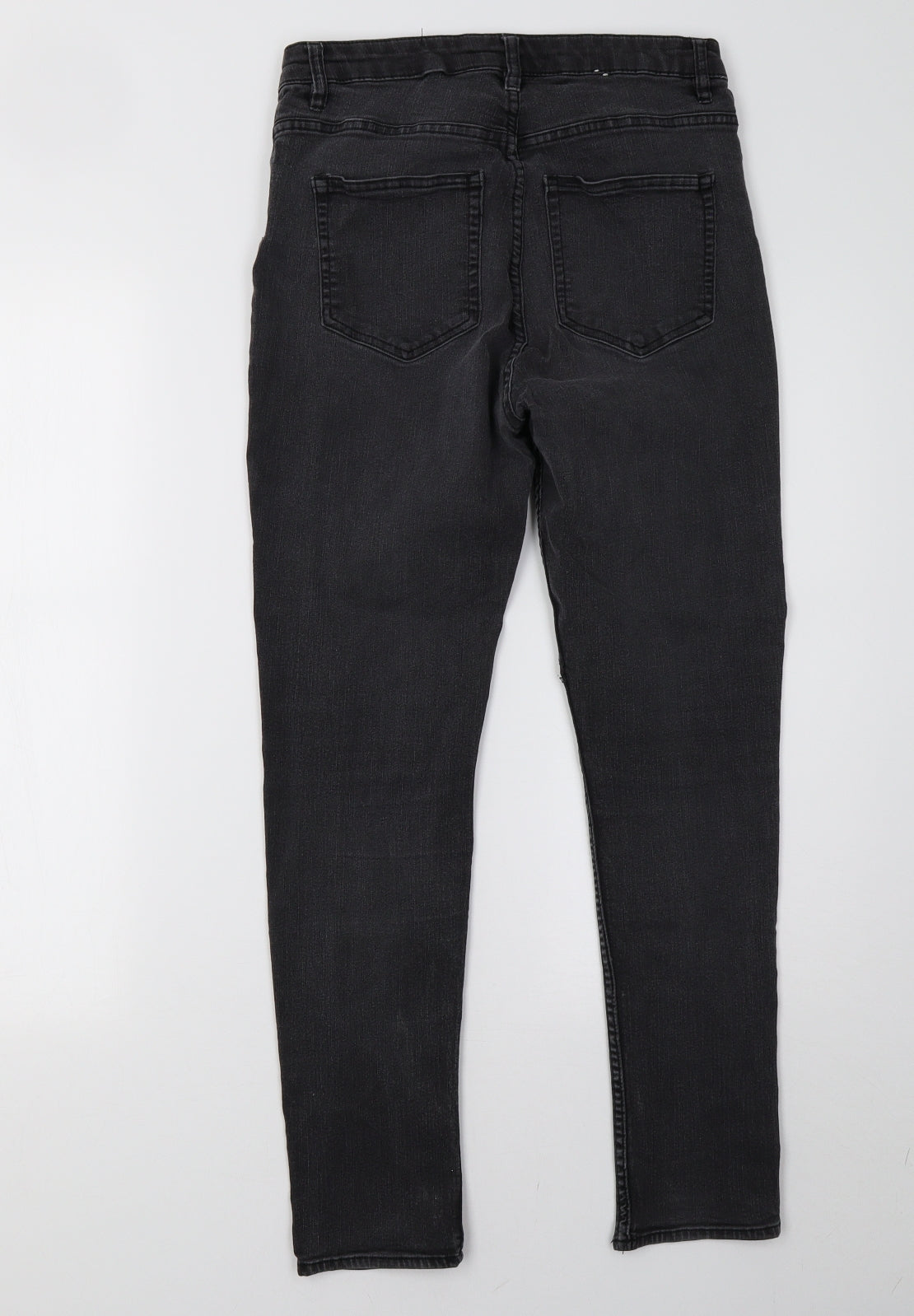 H&M Womens Grey   Trousers  Size 8 L28 in
