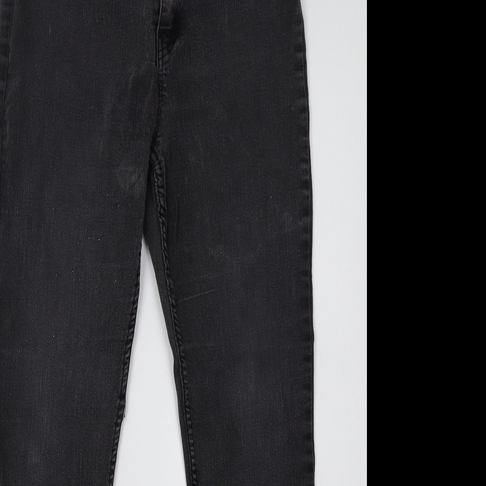 H&M Womens Grey   Trousers  Size 8 L28 in