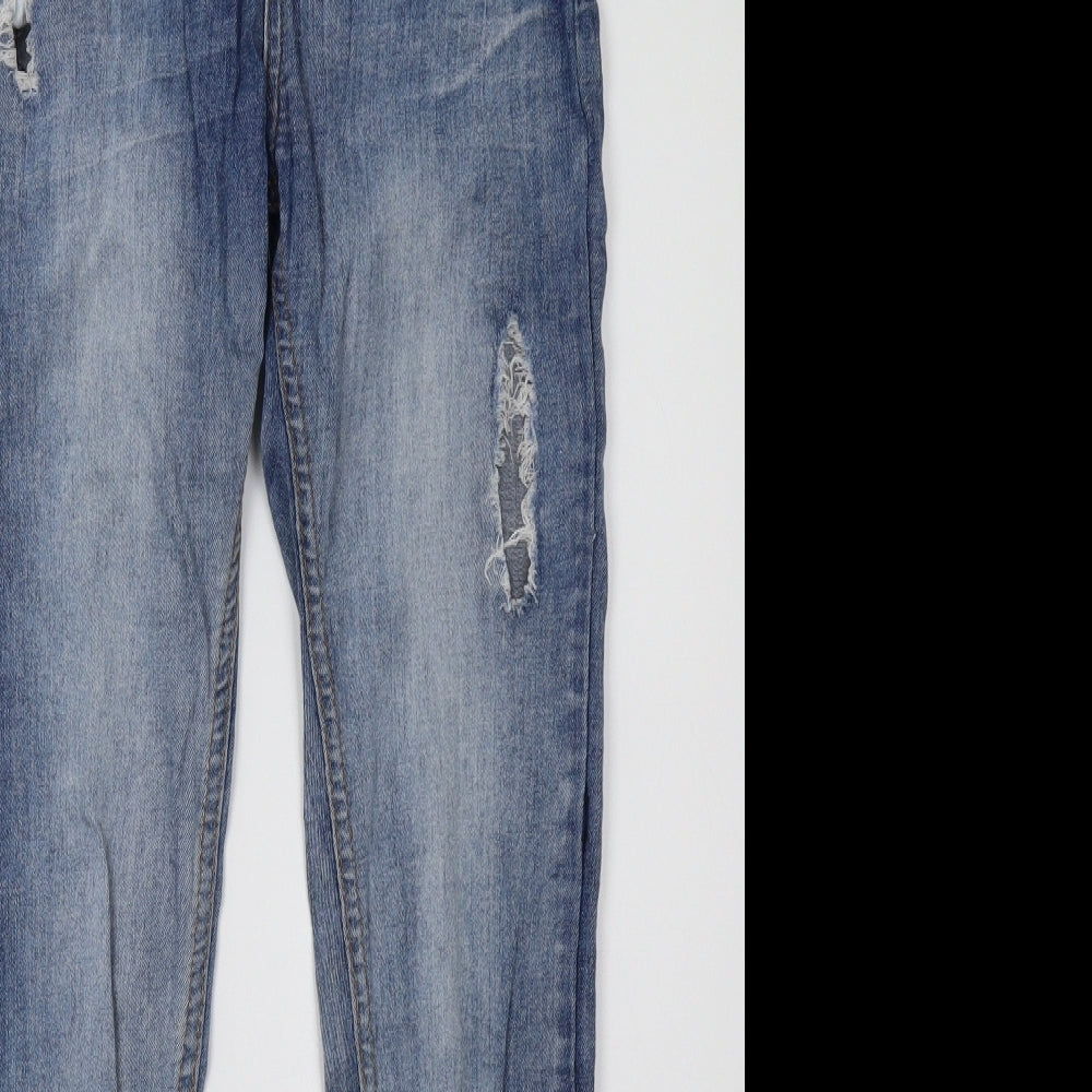 GIRL VIVI Womens Blue  Denim Skinny Jeans Size 8 L27 in