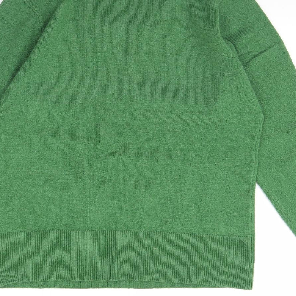 Filati Womens Green   Pullover Jumper Size M