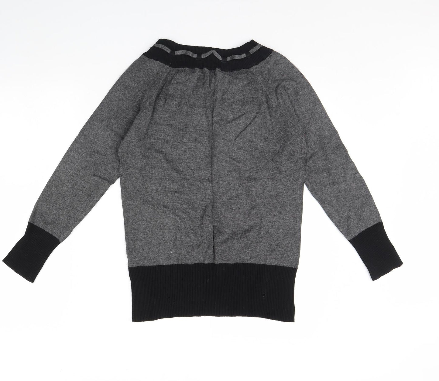 M&Co Womens Grey   Pullover Jumper Size M