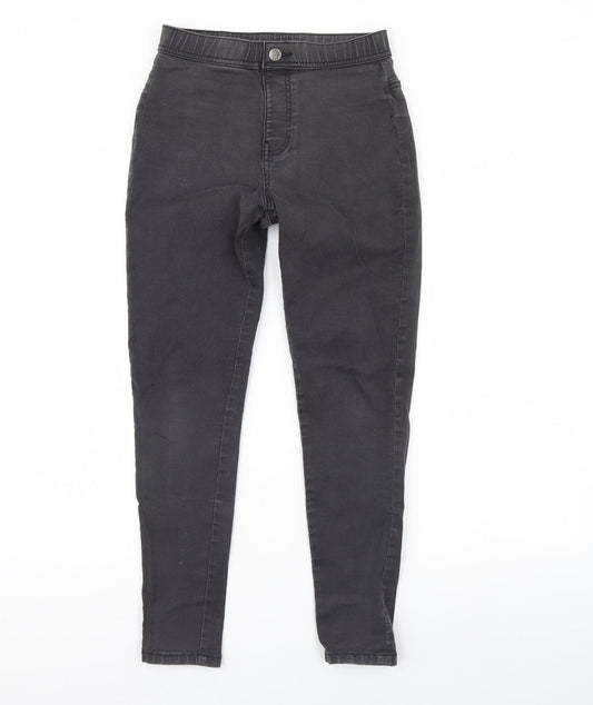 m&s Girls Grey  Denim Skinny Jeans Size 13 Years