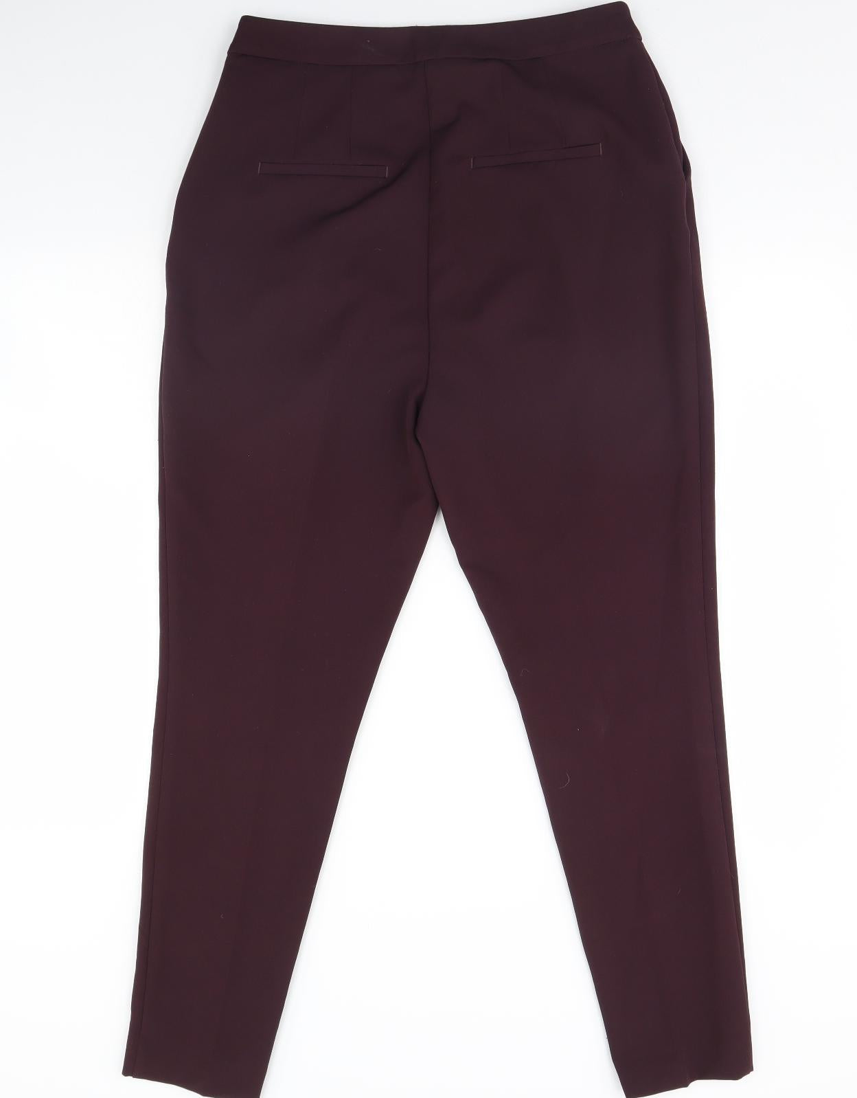 NEXT Womens Purple   Trousers  Size 12 L31 in