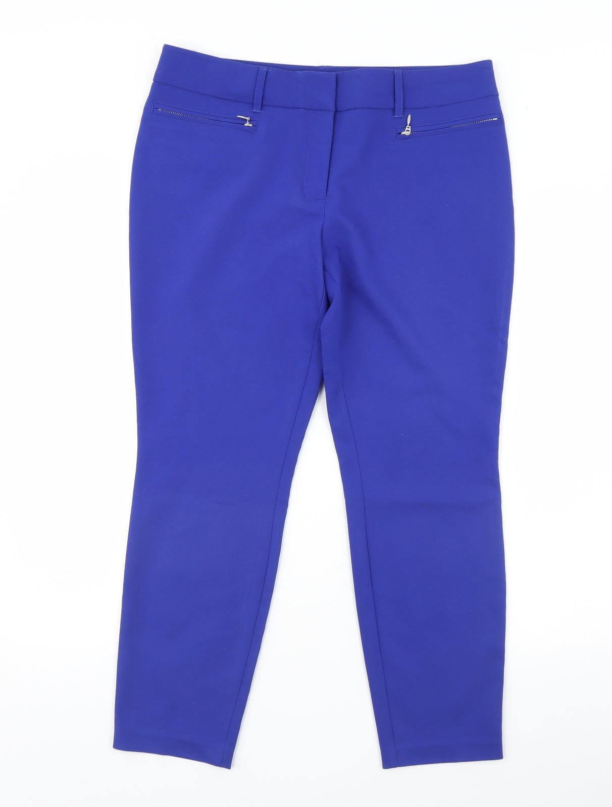 Papaya Womens Blue   Trousers  Size 12 L26 in