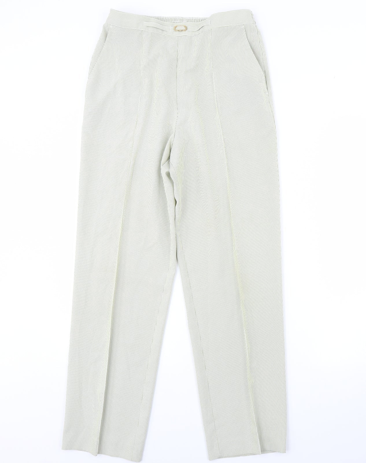 M&S Womens Green   Trousers  Size 12 L28 in