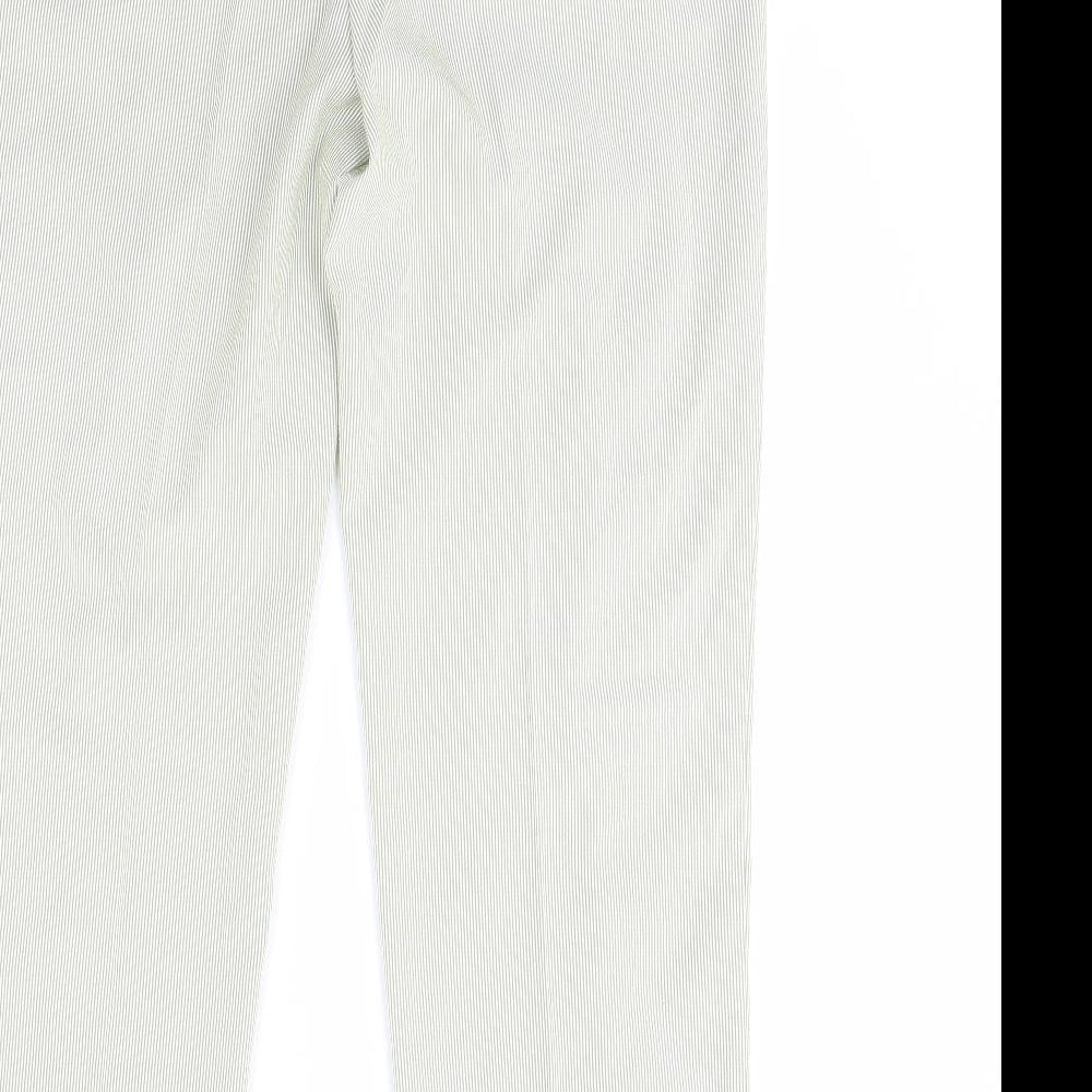 M&S Womens Green   Trousers  Size 12 L28 in