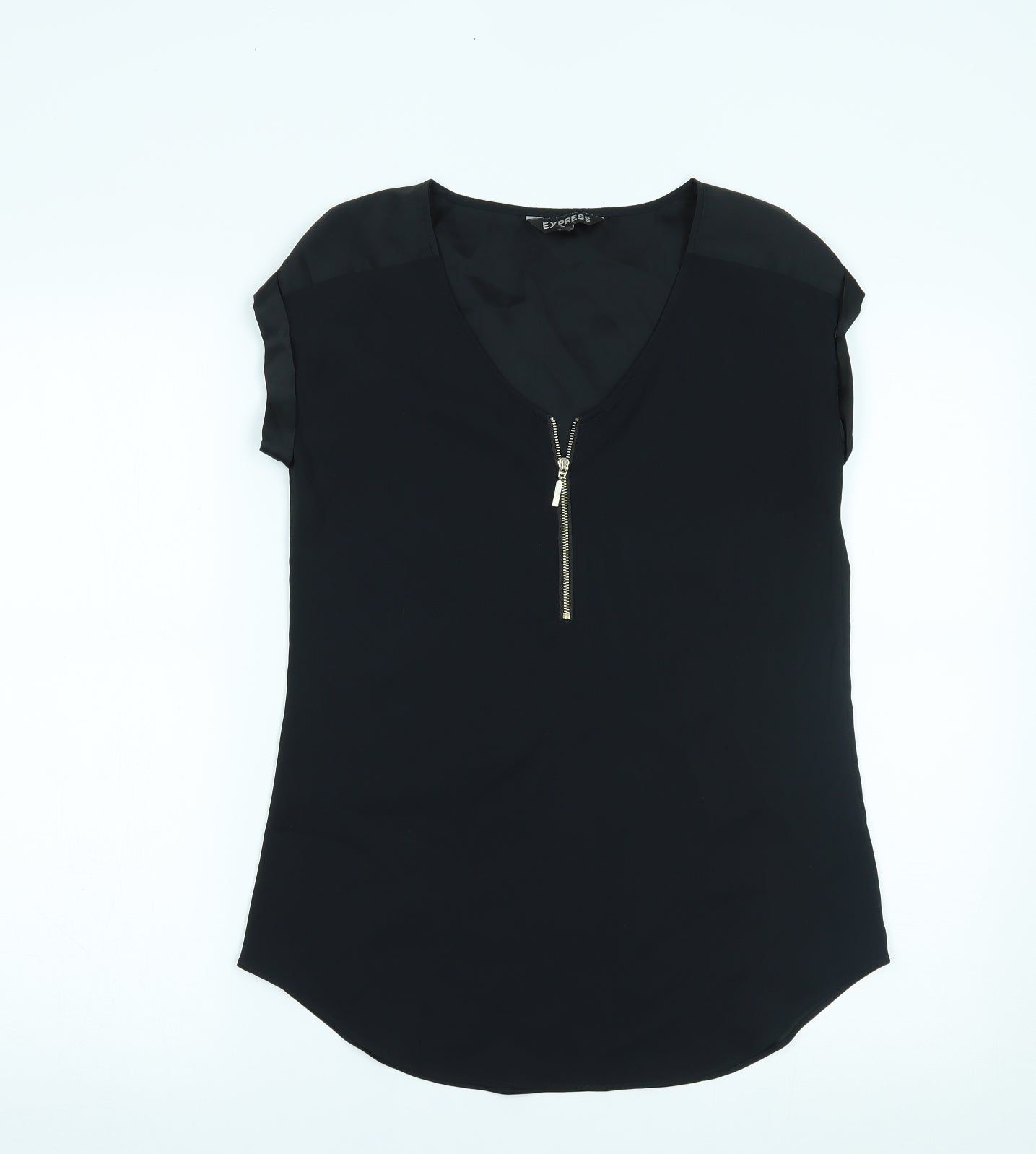 Express Womens Black   Basic T-Shirt Size XS