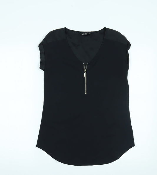 Express Womens Black   Basic T-Shirt Size XS