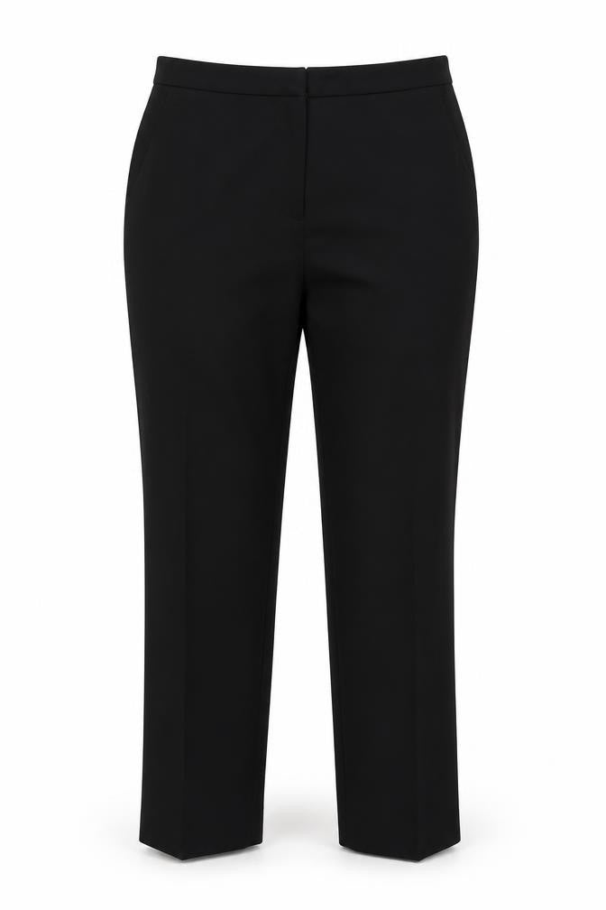Front view of Papaya women’s blue trousers, size UK 12, 29-inch leg