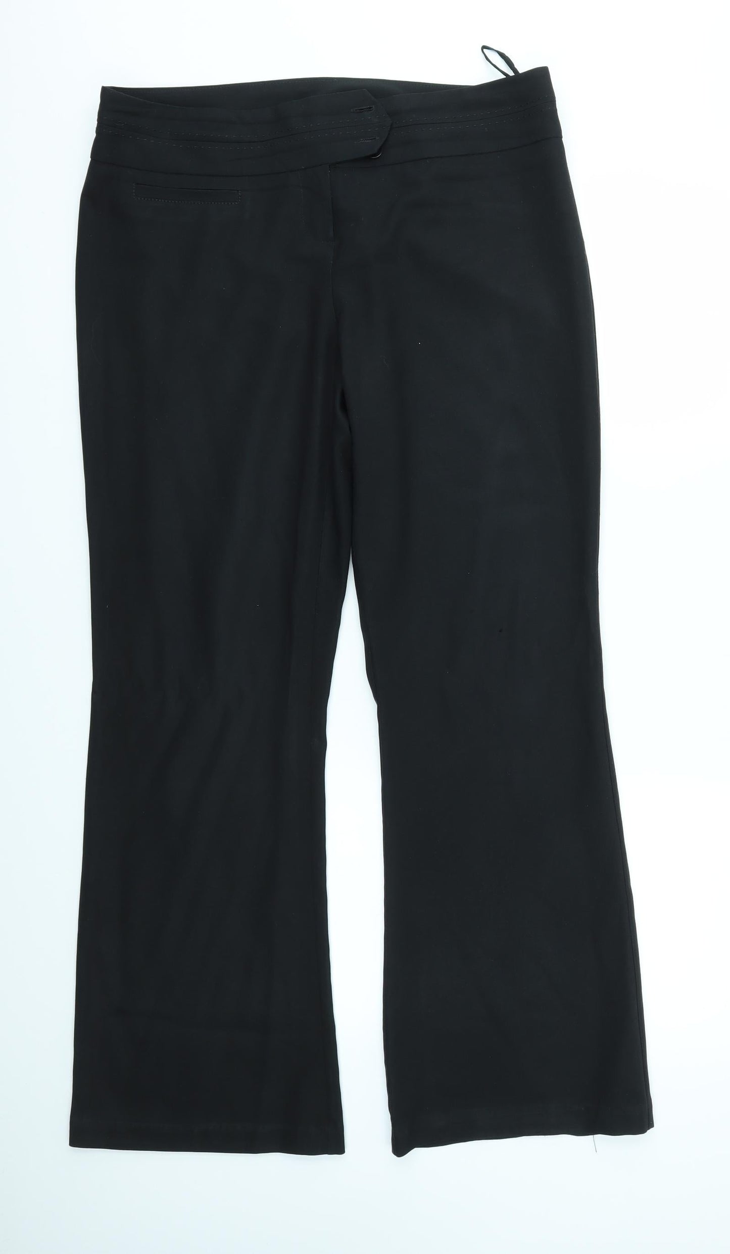 Dorothy Perkins Womens Black   Dress Pants Trousers Size 14 L30 in