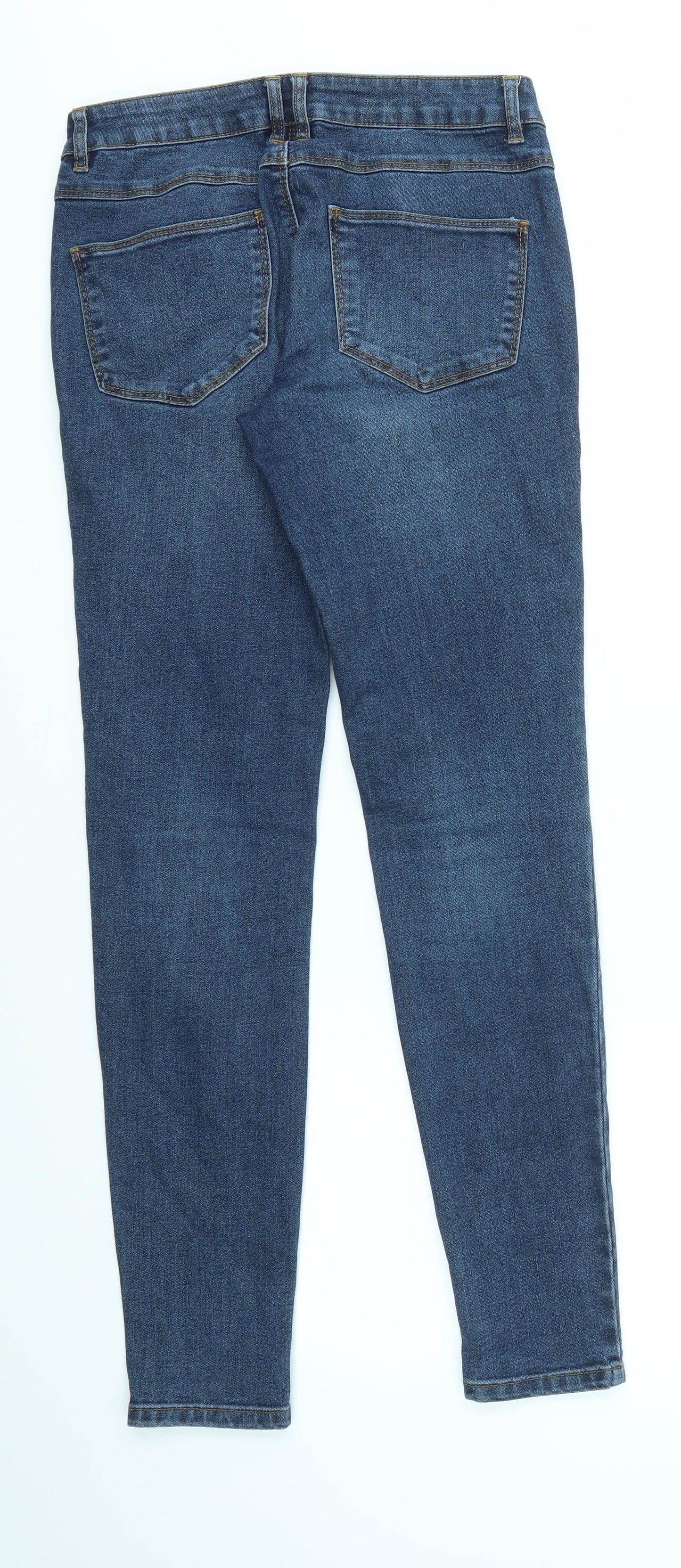 VILLA Womens Blue   Skinny Jeans Size 28 in L30 in
