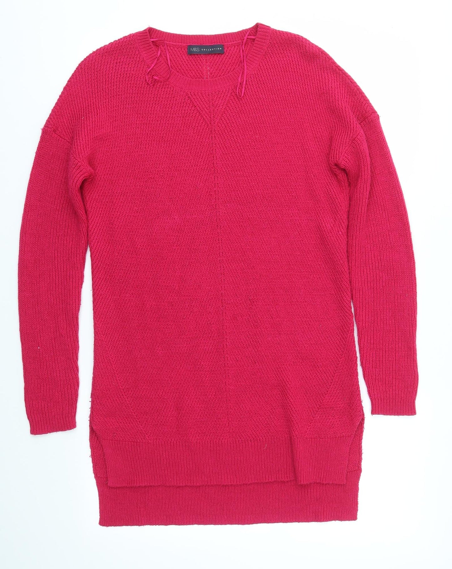 M&S Womens Pink   Pullover Jumper Size 10