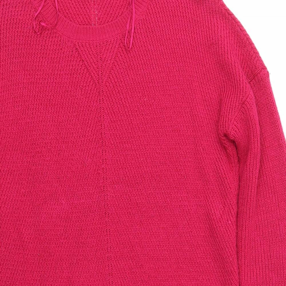 M&S Womens Pink   Pullover Jumper Size 10