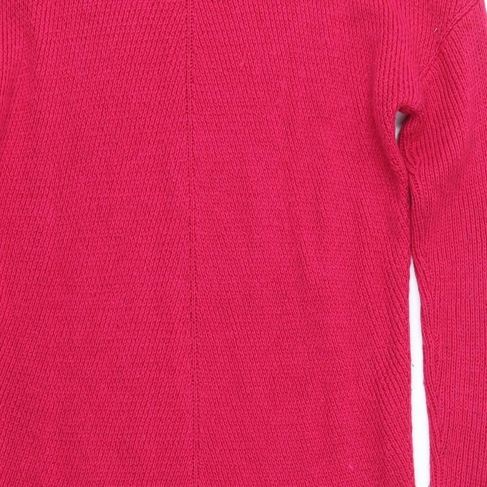 M&S Womens Pink   Pullover Jumper Size 10