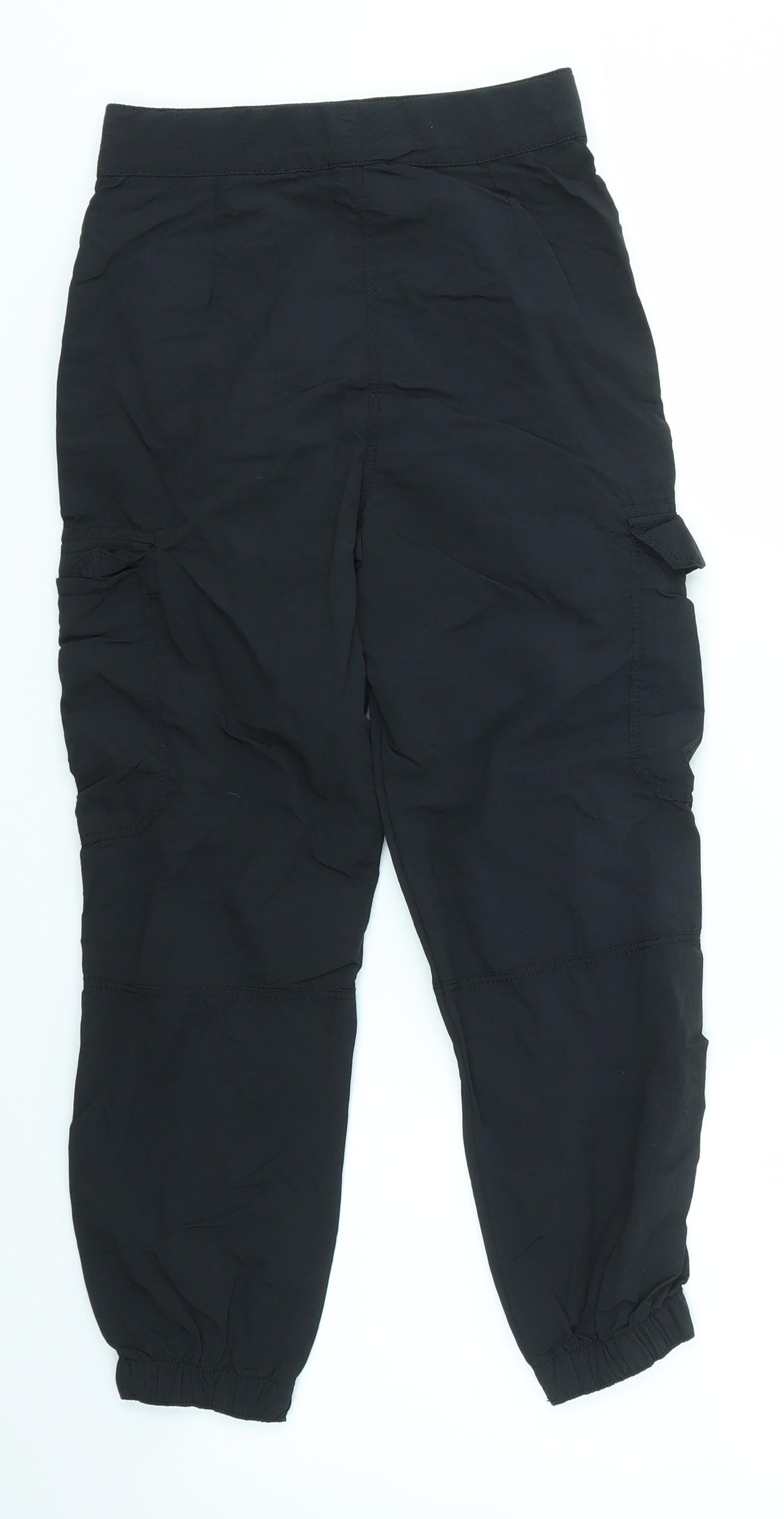 NEXT Girls Black   Jogger Trousers Size 9 Months