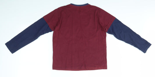 Matalan Boys Multicoloured Solid   Pyjama Set Size 12 Years