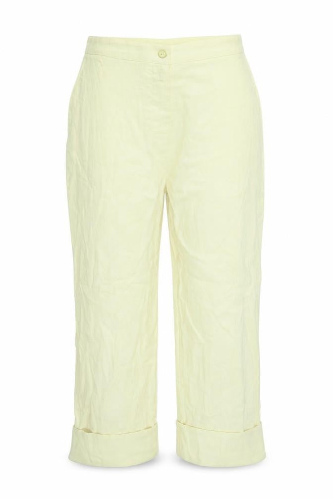 stretch Womens Beige   Capri Trousers Size 12 L21 in
