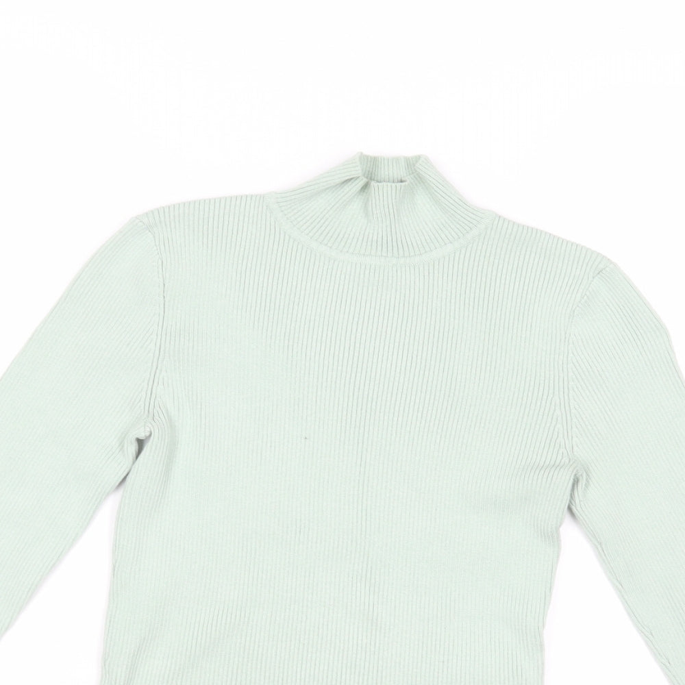 H&M Womens Green   Pullover Jumper Size S