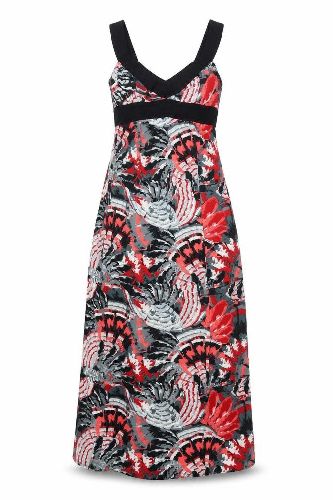 Jasmine London Womens Red Floral  Maxi  Size 10