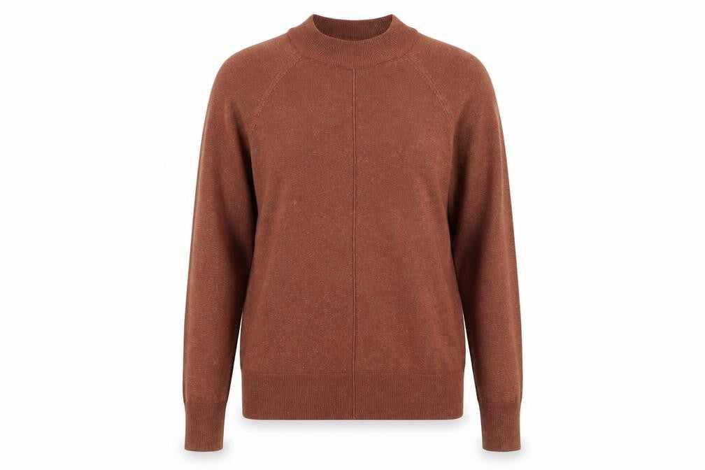 NEXT Womens Brown   Pullover Jumper Size 10  - Glitter effect - cut out shoulder