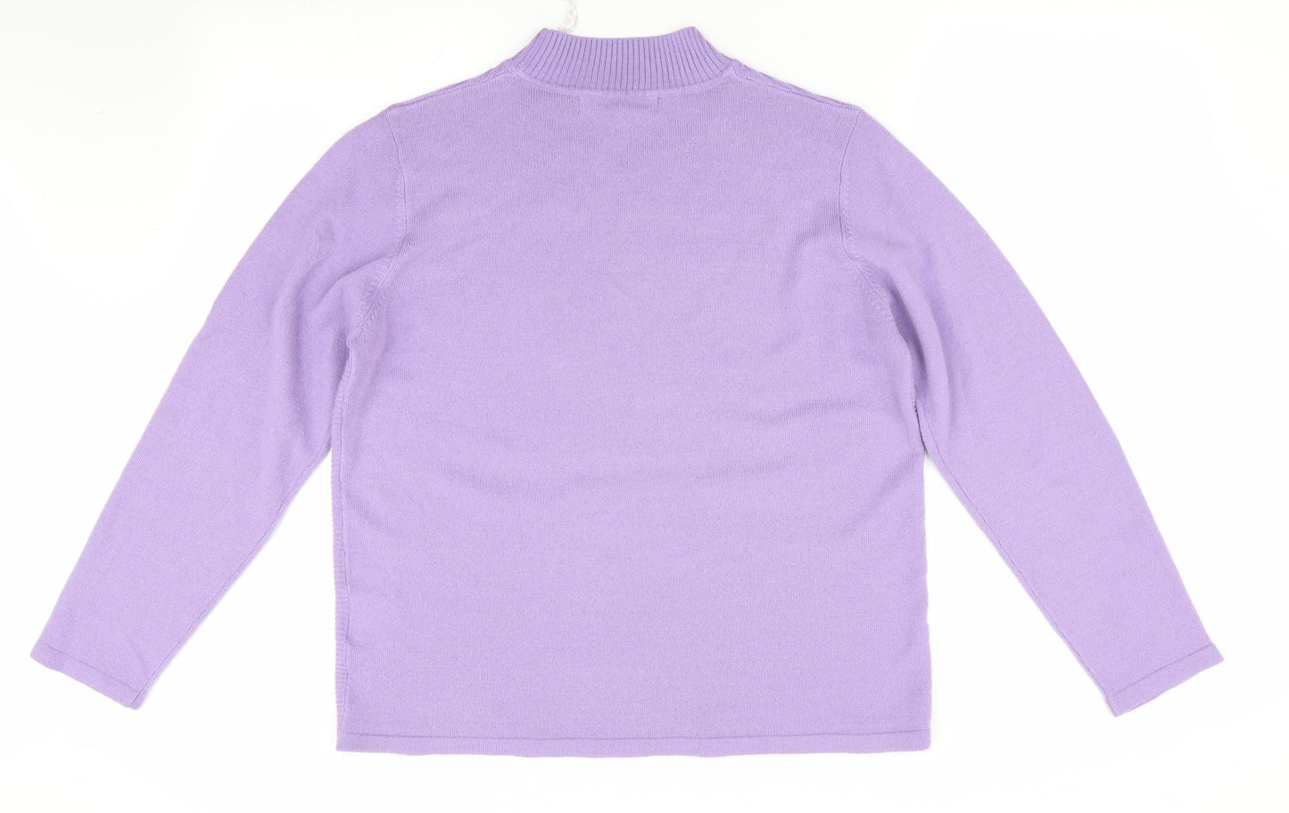 Isle Womens Purple   Pullover Jumper Size M