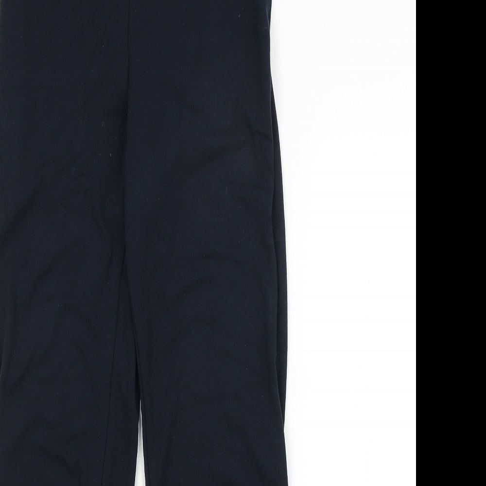 M&S Womens Blue   Trousers  Size 8 L29 in