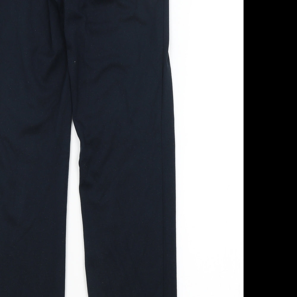 M&S Womens Blue   Trousers  Size 8 L29 in