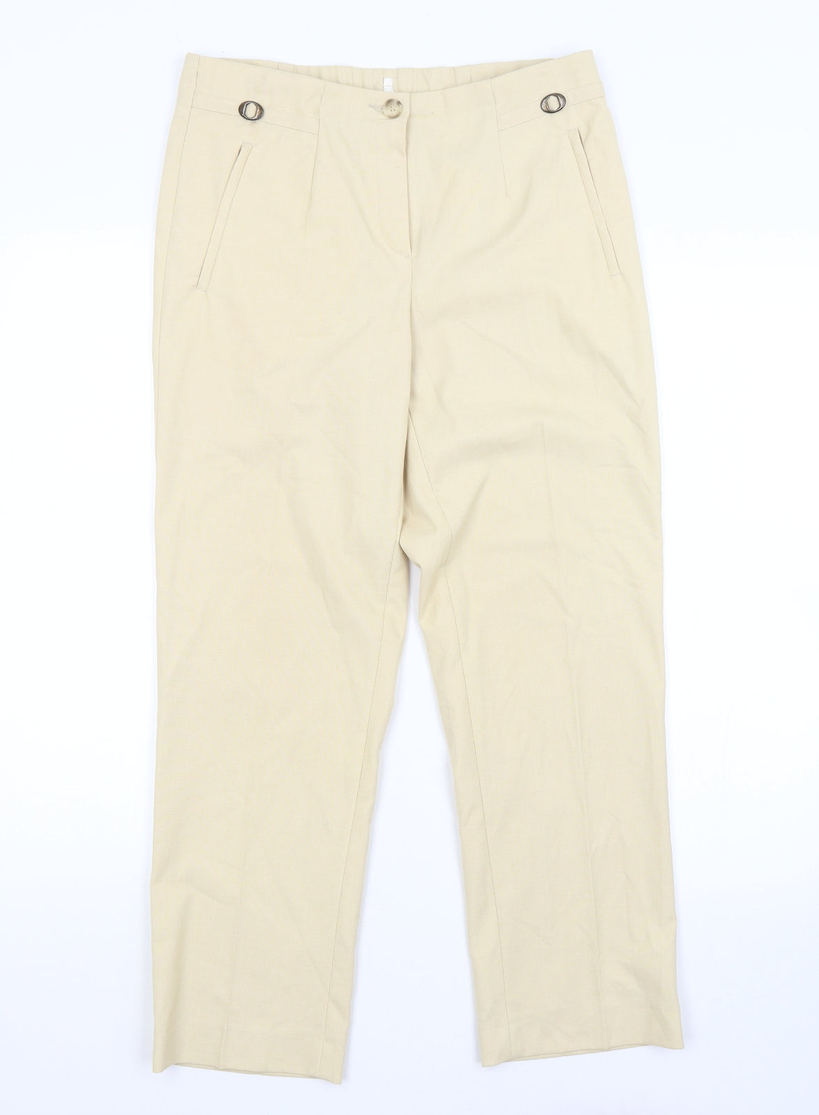 Preworn Womens Yellow   Trousers  Size M L26 in