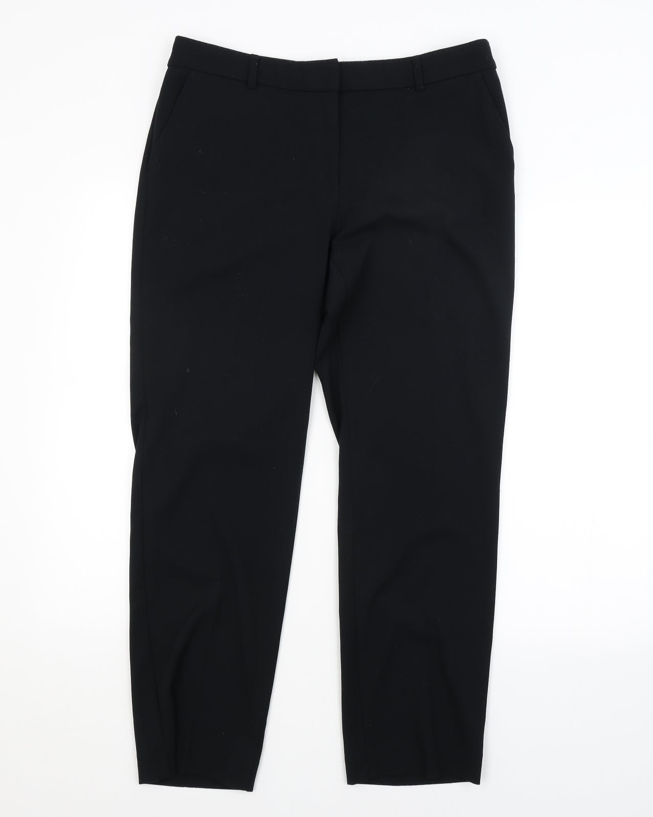 M&S Womens Black   Trousers  Size 12 L27 in